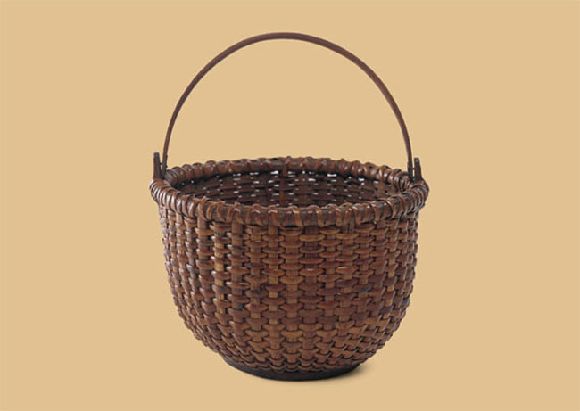 Fine Early Nantucket Basket Circa 1860.